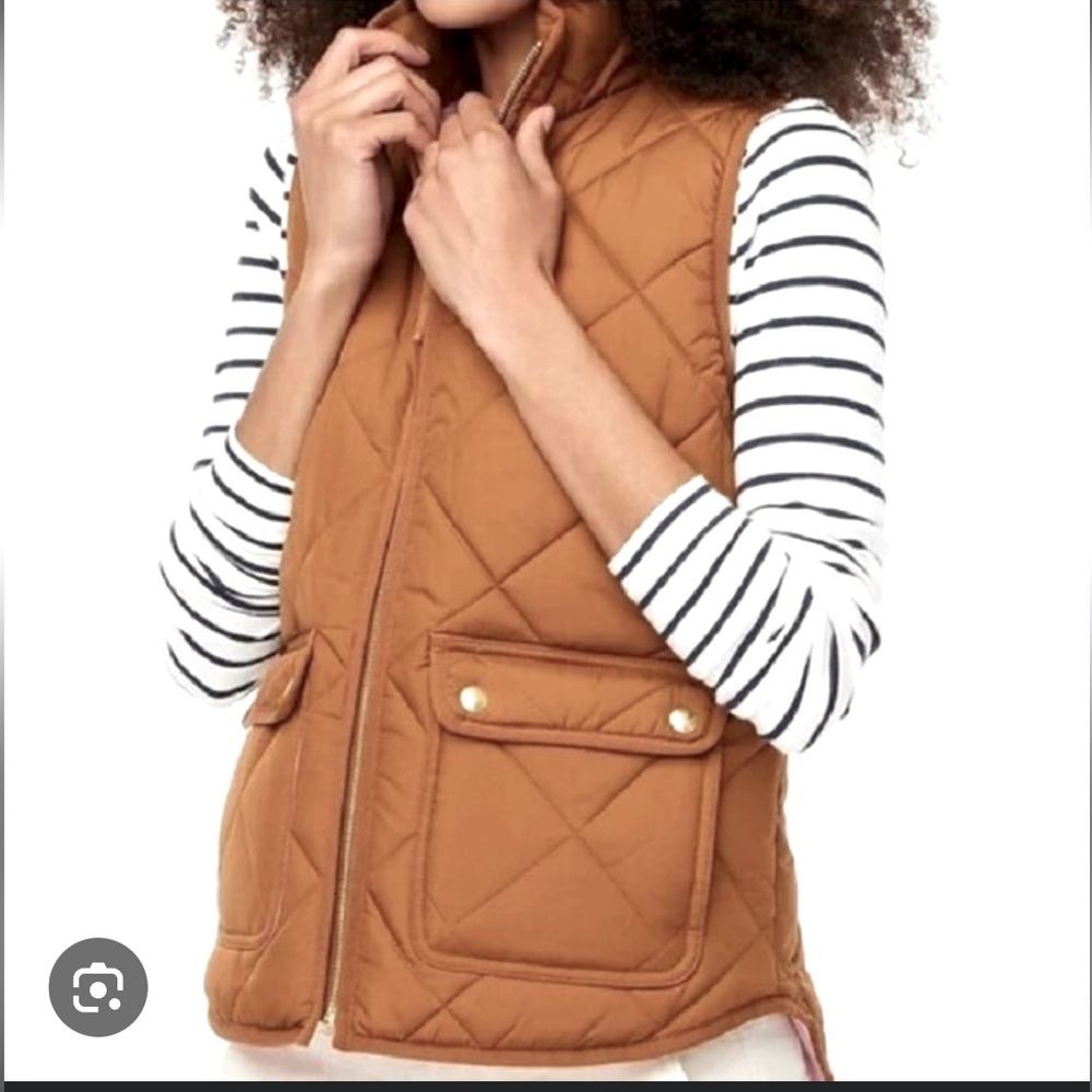 J Crew Quilted Puffer Vest Sz XS